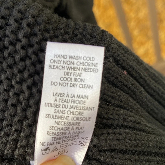 🌸Calvin Klein long cardigan with tie waist in black - Picture 10 of 10